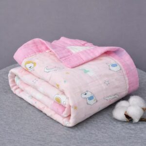 100% Cotton Muslin | 6-Layer Muslin Baby Blankets
