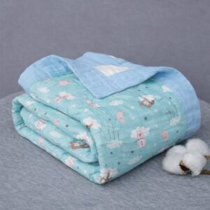 100% Cotton Muslin | 6-Layer Muslin Baby Blankets