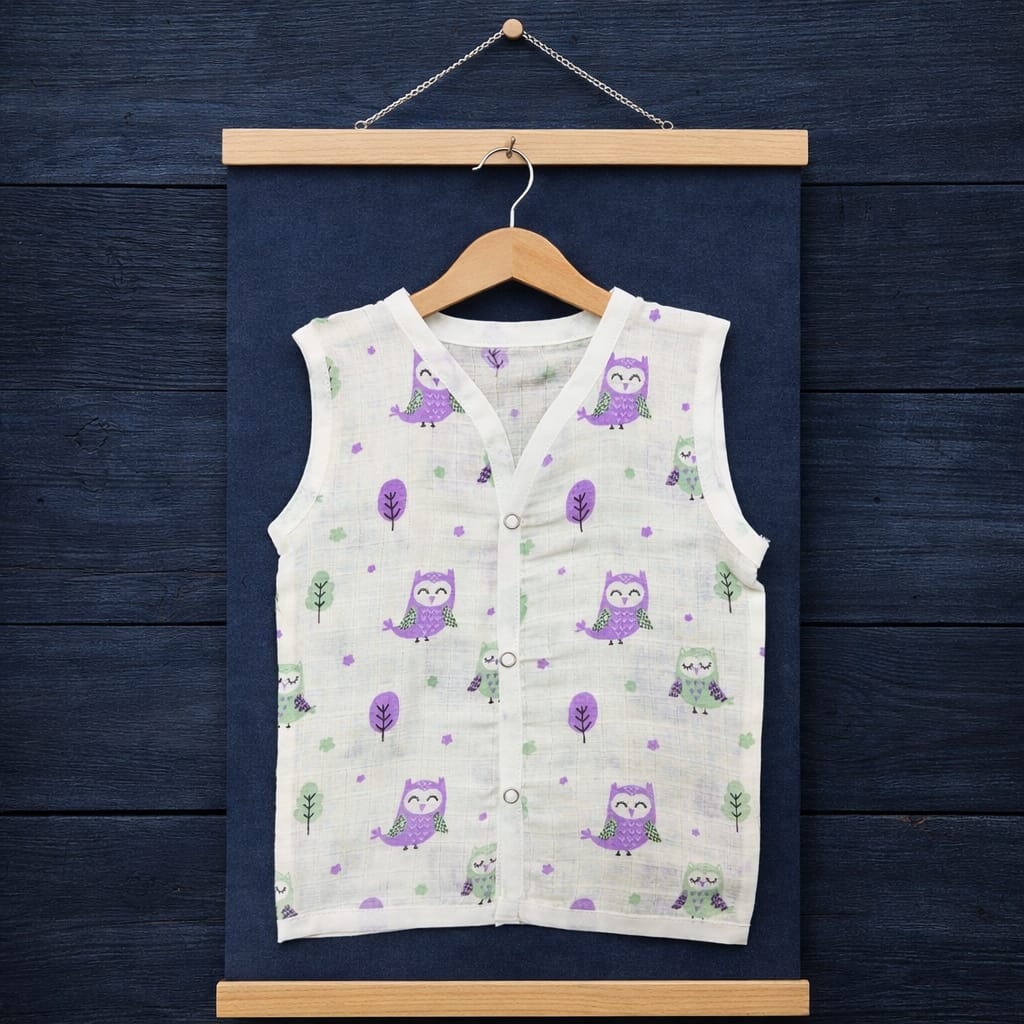 100% Cotton Muslin | Jabla Button combo offer (5 Pieces) 3-6 Month - Image 9