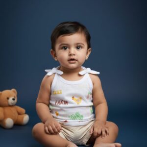 100% Cotton Muslin | Jabla Knot color print