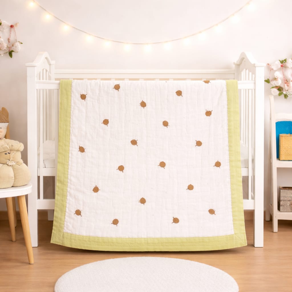 100% Cotton Muslin | 6-Layer Muslin Baby Blankets 2 Peices Combo - Image 5